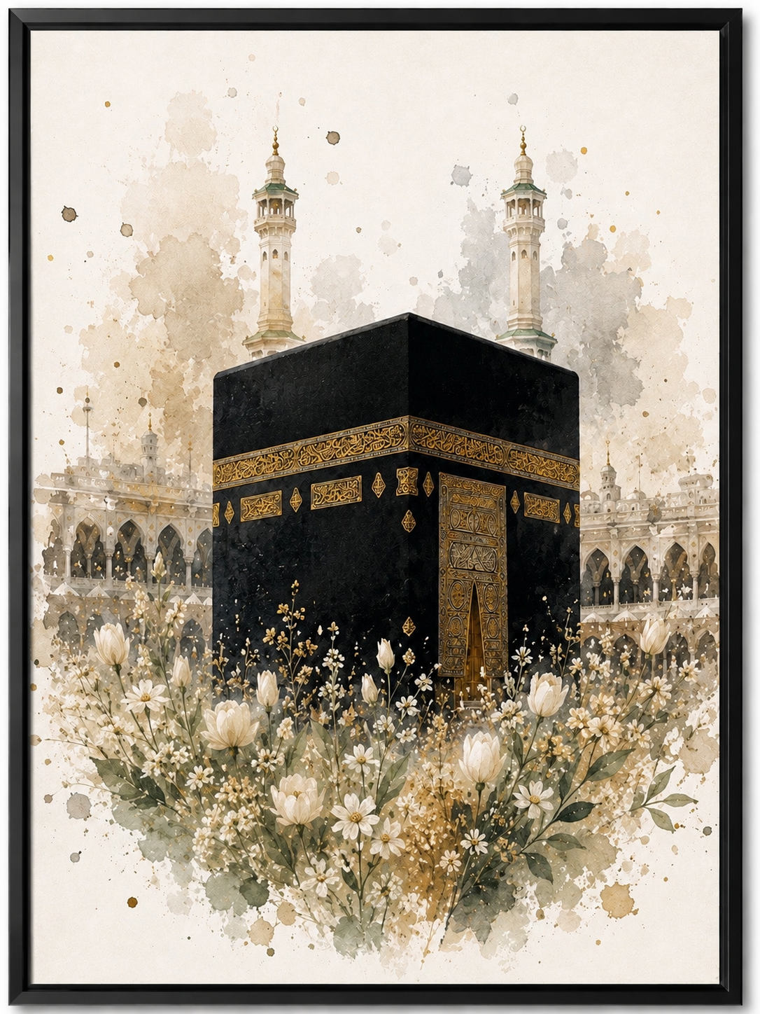 Kabe Çiçekleri Poster Tablo