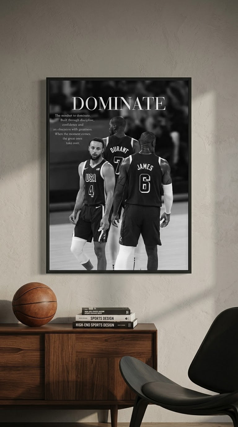 DOMINATE — Basketbol Poster