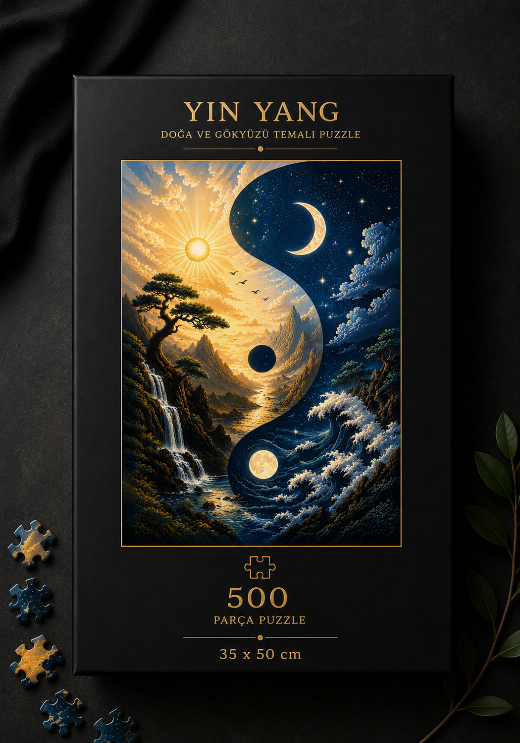 Yin Yang – Doğa ve Gökyüzü Temalı 500 Parça Puzzle