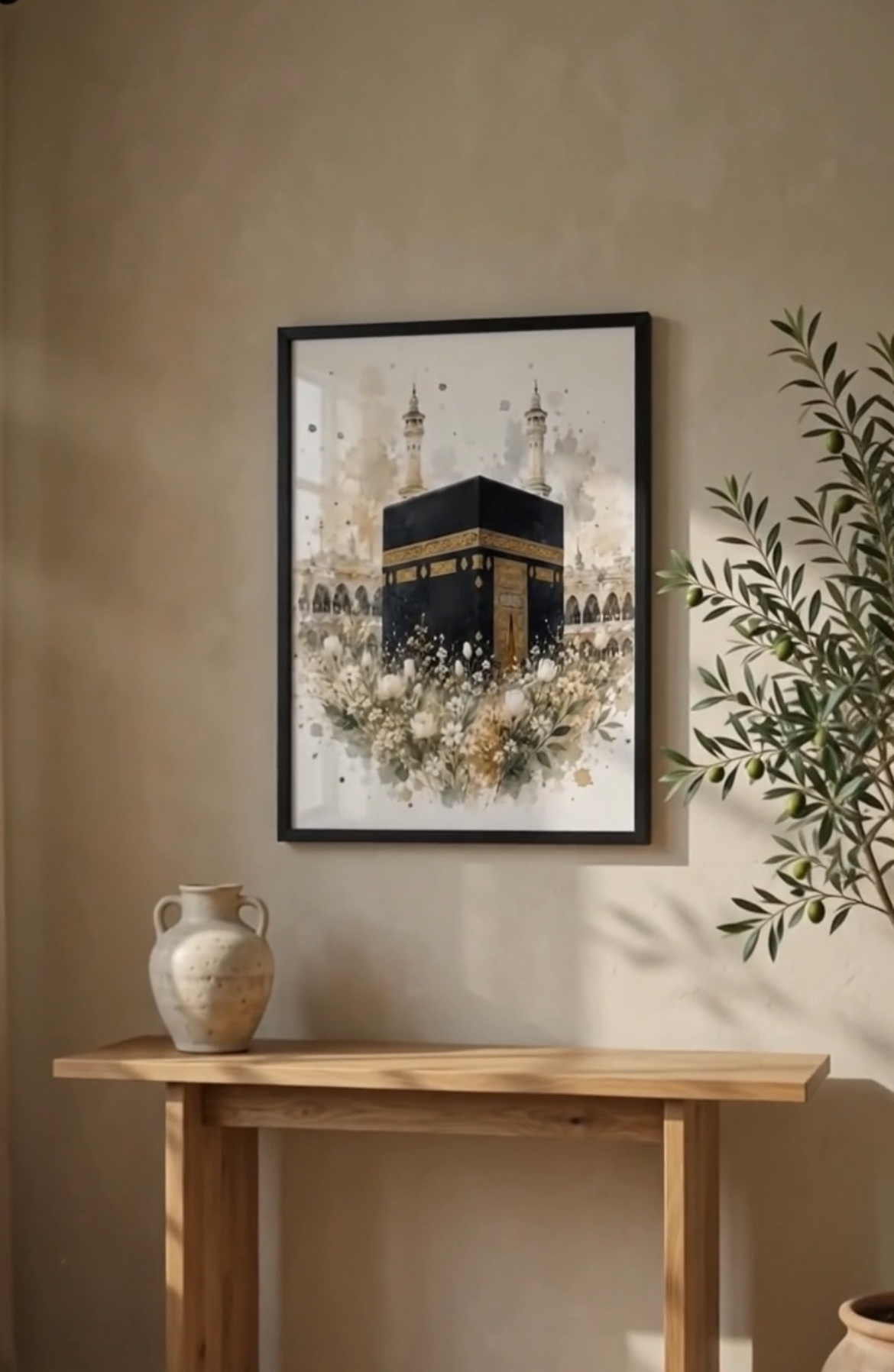 Kabe Çiçekleri Poster Tablo