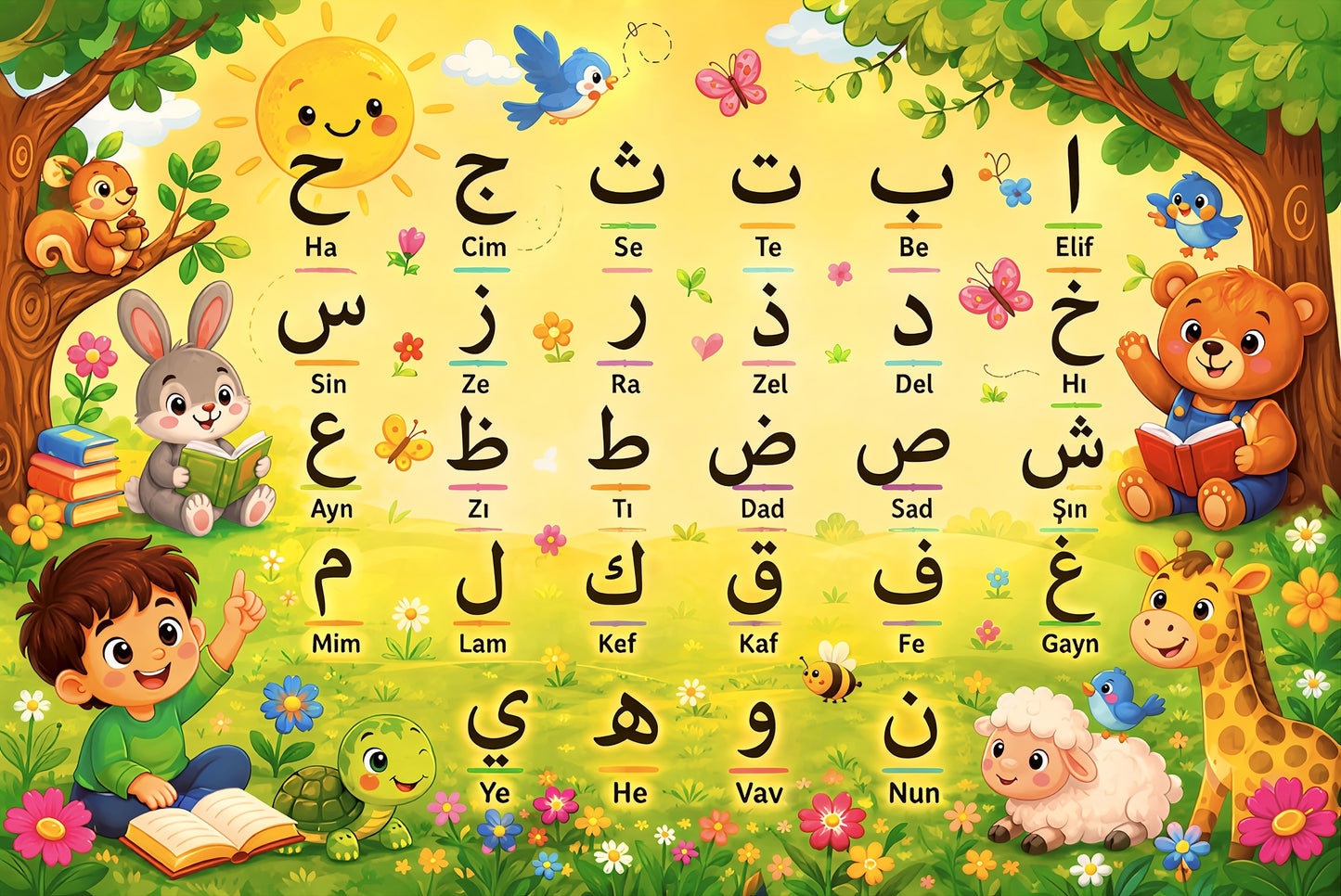 Artus Kids - Eğitici Elif Ba Puzzle (42parça)